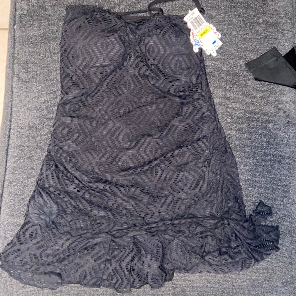 Black bathing suit one price Becca swim